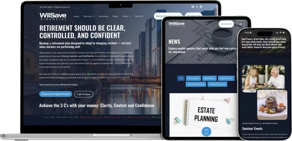 wilsave mobile friendly web design